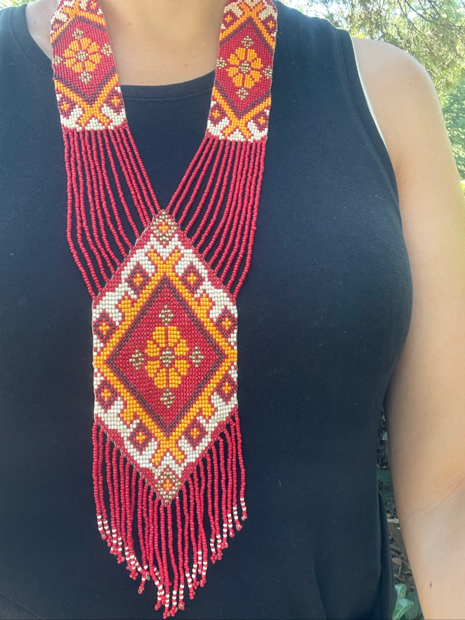 Collar multicuentas bohemio